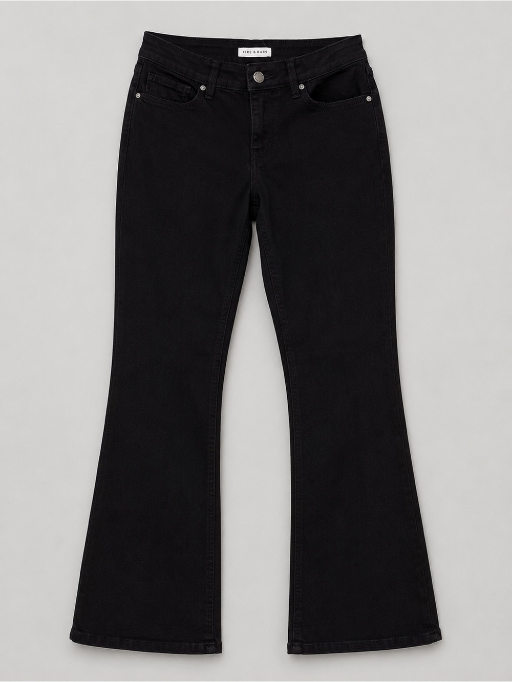 Fire & Rain Black Bootcut Flare Stretch Jeans Size 11